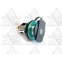 Szivargyújtó dugó aljzat, 12V/24V, D:27,8mm Szivargyújtó dugó aljzat, 12V/24V, D:27,8mm-0