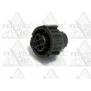 Kábel csatlakozóház, 2,5mm, 2 pólusú, kerek Kábel csatlakozóház, 2,5mm, 2 pólusú, kerek-0