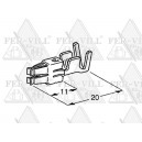 Speciális anyasaru, 6,3mm, 2.5-4.0mm2, foszfor-bronz ónbevonattal, SPT F630 Speciális anyasaru, 6,3mm, 2.5-4.0mm2, foszfor-bronz ónbevonattal, SPT F630-0