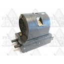 Villanymotor, szellőzőventilátor házzal szerelt, 24V, d:6mm-1