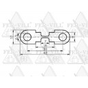 Lemez biztosíték, HSB,(ANF), 42x12mm-1