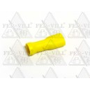 Végig szigetelt kábelvég, PVC, 6.4x0.8mm, 2.5-6.0mm2(sárga), anyasaru-0
