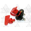 Áramtalanító kapcsoló, 24V/100A, 500A/5sec, felfogatás:45mm, kulcs:MBS1EKEY Áramtalanító kapcsoló, 24V/100A, 500A/5sec, felfogatás:45mm, kulcs:MBS1EKEY-0
