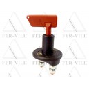 Áramtalanító kapcsoló, 24V/100A, 500A/5sec, felfogatás:45mm, kulcs:MBS1EKEY Áramtalanító kapcsoló, 24V/100A, 500A/5sec, felfogatás:45mm, kulcs:MBS1EKEY-2