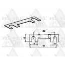 Lemez biztosíték (ANG), 36V, felfogatás:30mm, 41x11mm Lemez biztosíték (ANG), 36V, felfogatás:30mm, 41x11mm -0