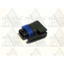 Vízálló csatlakozó ház, 2-es apa, vezeték:1,5mm Vízálló csatlakozó ház, 2-es apa, vezeték:1,5mm-1