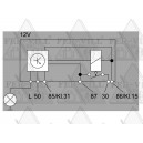 Izzítórelé, 12V, 6 láb, előfűtés:<7sec, Fiat-2