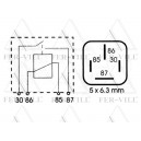 Általános relé, 12V/40A, 4 láb Általános relé, 12V/40A, 4 láb-2