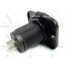 USB töltő, 2x 5V/2.1A, beépíthető, felfogatás:48,5mm, d:29,2 USB töltő, 2x 5V/2.1A, beépíthető, felfogatás:48,5mm, d:29,2-1
