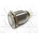 Nyomogombos kapcsoló 12V, fém, LED kék, 6 láb Nyomogombos kapcsoló 12V, fém, LED kék, 6 láb-1