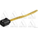 6 pól.csatiház+200mm vez VAG-0