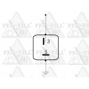 Akusztikus relé, 24V, 2 láb, 25cm: >65dB(A)-1