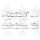 Lemez biztosíték, 48V, felfogatás:60mm, villa:11mm, zárt Lemez biztosíték, 48V, felfogatás:60mm, villa:11mm, zárt-1