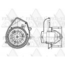 8EW 009 159-131 - VWPass. A4 '95-> fűtőmotor-0