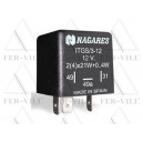 Irányjelző relé, 12V, 3 láb, 30x30mm-1